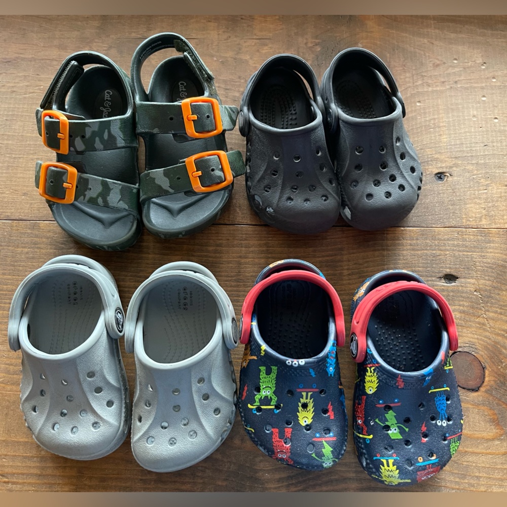 Toddler boy croc bundle
